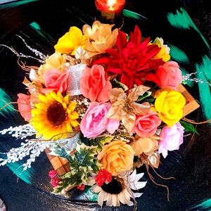 Heart bouquet arrangement